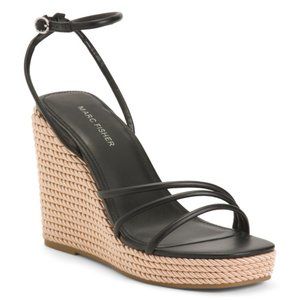 MARC FISHER Zeki Braided Wedge Platform Sandals NIB Size 10